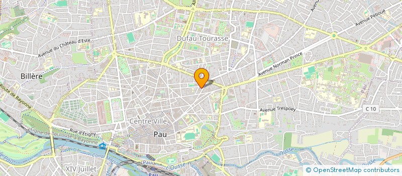 localisation de l'entreprise MONSIEUR DOMINIQUE VIDAL à PAU