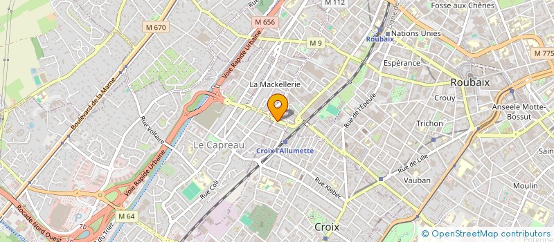 localisation de l'entreprise MONSIEUR DOMINIQUE VILLAIN à CROIX