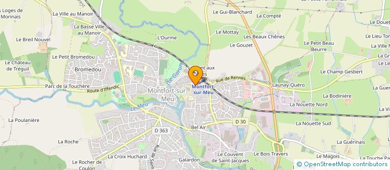 localisation de l'entreprise MONSIEUR DOMINIQUE VILLANON à MONTFORT-SUR-MEU