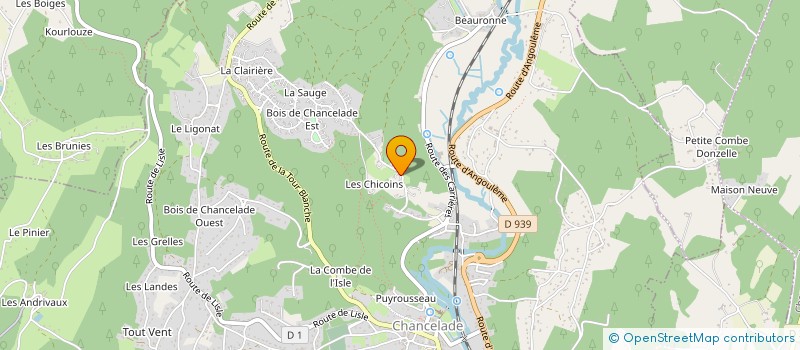 localisation de l'entreprise MONSIEUR DOMINIQUE VILLEFER à CHANCELADE