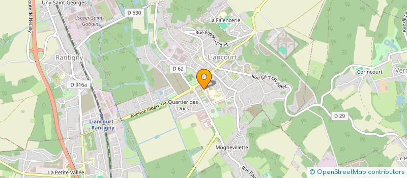 localisation de l'entreprise MONSIEUR DOMINIQUE VILLETTE  LIANCOURT
