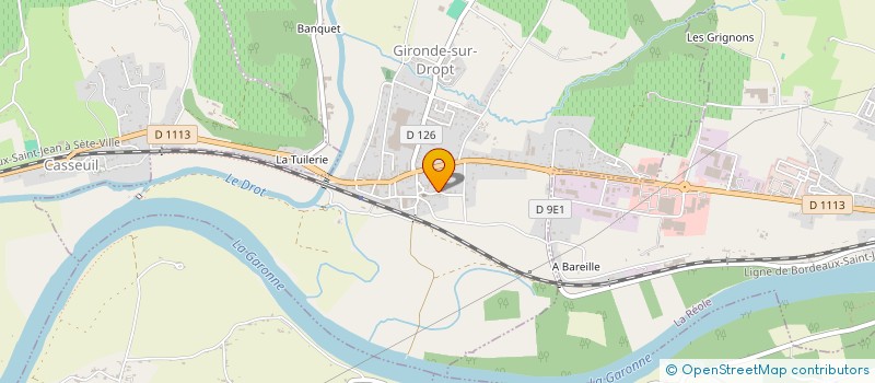 localisation de l'entreprise MONSIEUR DOMINIQUE VILLIERS  GIRONDE-SUR-DROPT