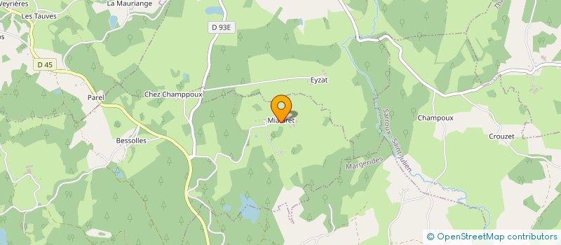 localisation de l'entreprise MONSIEUR DOMINIQUE VINATIER  SAINT-VICTOUR