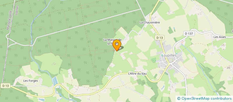 localisation de l'entreprise MONSIEUR DOMINIQUE VINCENT  JUPILLES