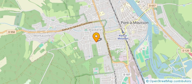 localisation de l'entreprise MONSIEUR DOMINIQUE VINCENT  MAIDIERES