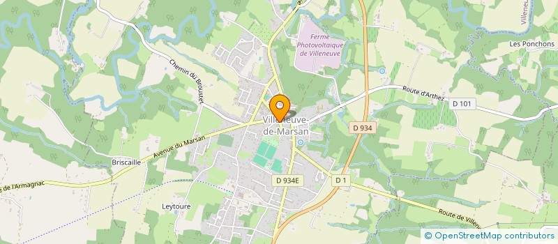 localisation de l'entreprise MONSIEUR DOMINIQUE VINCENT  VILLENEUVE-DE-MARSAN