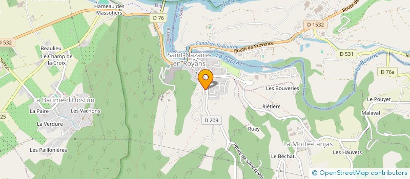 localisation de l'entreprise MONSIEUR DOMINIQUE VINCENT  SAINT-NAZAIRE-EN-ROYANS