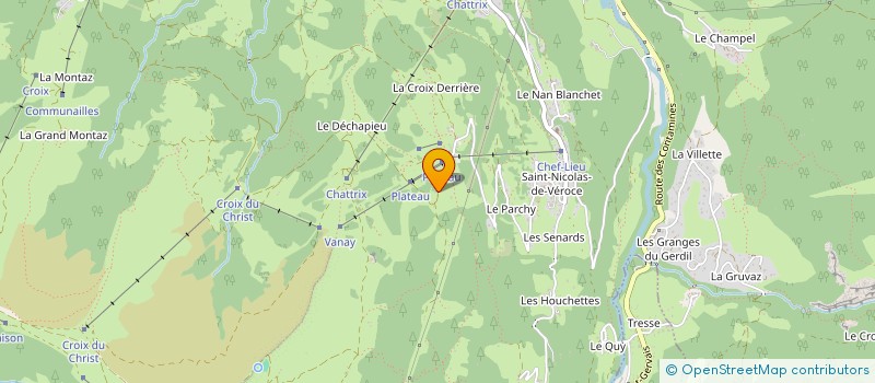 localisation de l'entreprise MONSIEUR DOMINIQUE VINCENT  SAINT-GERVAIS-LES-BAINS