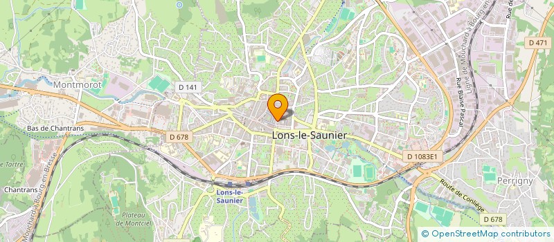 localisation de l'entreprise MONSIEUR DOMINIQUE VINET  LONS-LE-SAUNIER