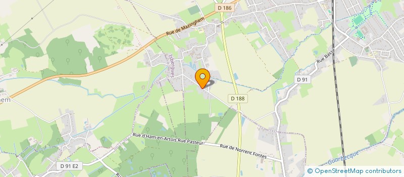 localisation de l'entreprise MONSIEUR DOMINIQUE VITRY  ISBERGUES