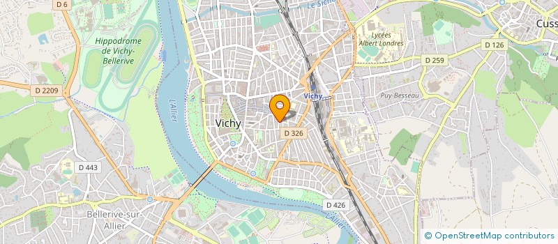 localisation de l'entreprise MONSIEUR DOMINIQUE VIZIER à VICHY