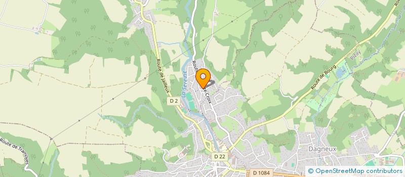 localisation de l'entreprise MONSIEUR DOMINIQUE VUICHARD  SAINTE-CROIX