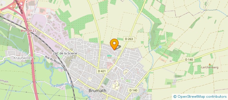 localisation de l'entreprise MONSIEUR DOMINIQUE WAGNER à BRUMATH