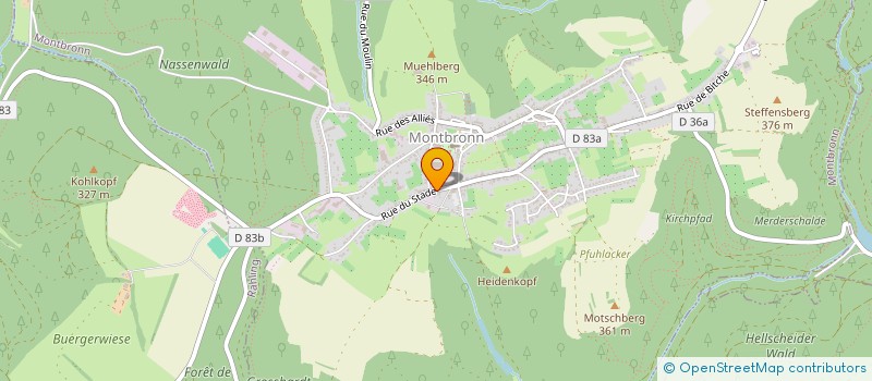 localisation de l'entreprise MONSIEUR DOMINIQUE WEBER  MONTBRONN