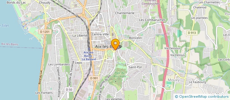 localisation de l'entreprise MONSIEUR DOMINIQUE WEISS à AIX-LES-BAINS