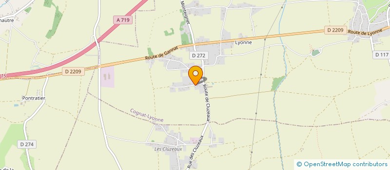 localisation de l'entreprise MONSIEUR DOMINIQUE WINTERSTEIN  COGNAT-LYONNE