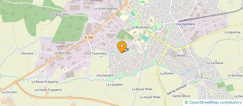 localisation de l'entreprise MONSIEUR DOMINIQUE YOU  LES HERBIERS