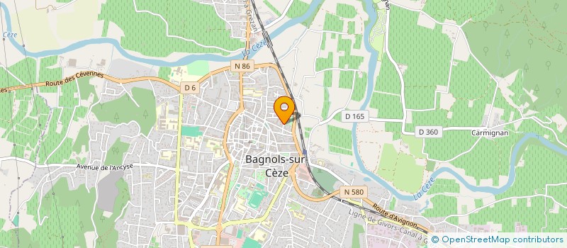 localisation de l'entreprise MONSIEUR DOMINIQUE ZELLER à BAGNOLS-SUR-CEZE