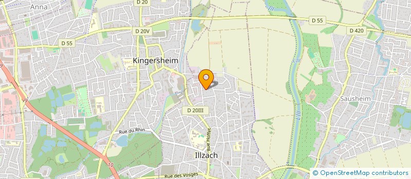 localisation de l'entreprise MONSIEUR DOMINIQUE ZISSWILLER  ILLZACH