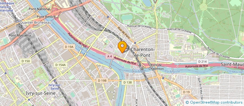 localisation de l'entreprise MONSIEUR DOMINIQUE ZURETTI à CHARENTON-LE-PONT