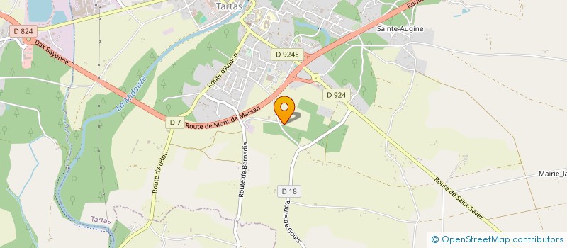 localisation de l'entreprise MONSIEUR DOMINNIQUE BATS  AUDON