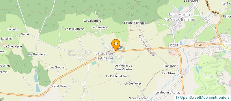 localisation de l'entreprise MONSIEUR DOMINQUE CHAUVIN à BELFORET-EN-PERCHE