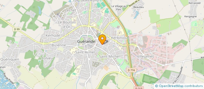 localisation de l'entreprise MONSIEUR DOMIONIQUE PLUNIAN  GUERANDE