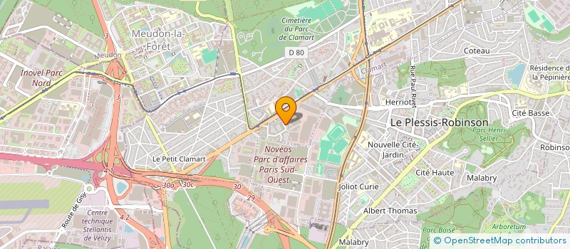 localisation de l'entreprise MONSIEUR DOMISH MABIALA SITA à CLAMART