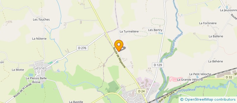 localisation de l'entreprise MONSIEUR DOMIZIO MEONI  MONTSURS