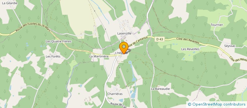 localisation de l'entreprise MONSIEUR DOMONIC GRIFFITHS à NEUVIC