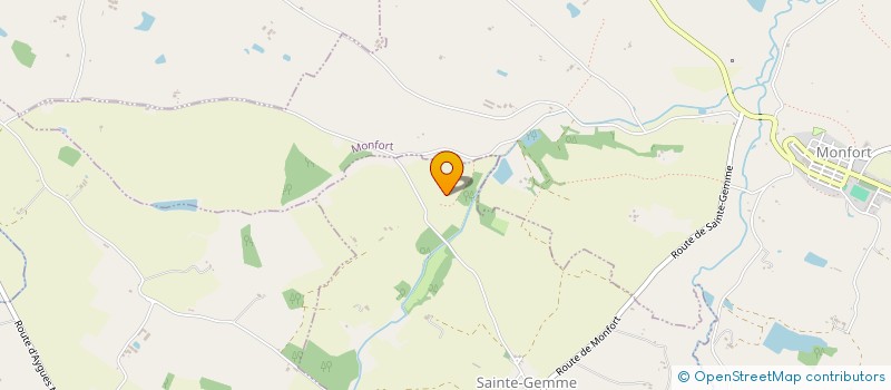 localisation de l'entreprise MONSIEUR DON CASANOVA  SAINTE-GEMME