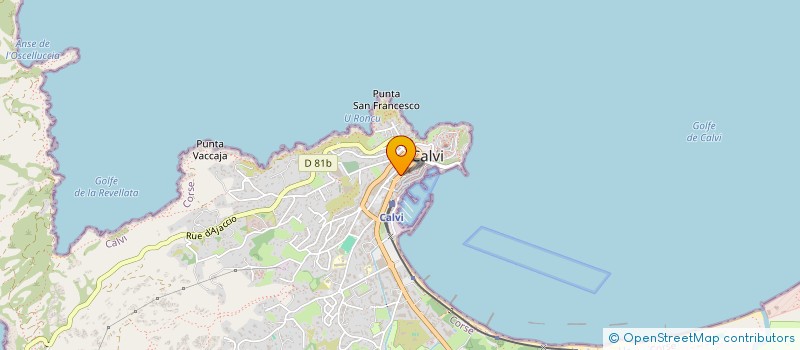 localisation de l'entreprise MONSIEUR DON-COME FABRIZY à CALVI