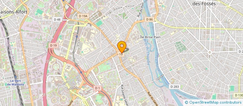 localisation de l'entreprise MONSIEUR DON DONSIMONI  CRETEIL