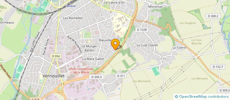 localisation de l'entreprise MONSIEUR DON ULRICH BWIGENDA à DREUX