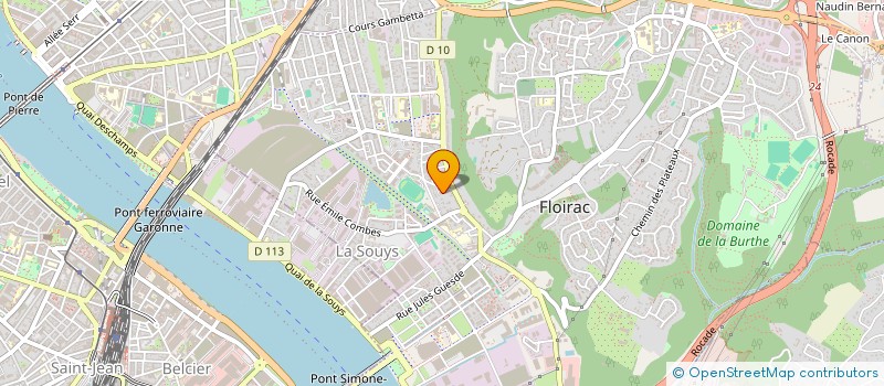 localisation de l'entreprise MONSIEUR DONALD BEQARIS à FLOIRAC