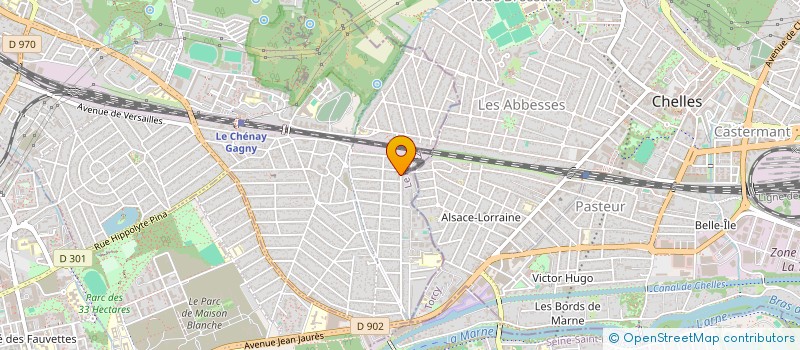 localisation de l'entreprise MONSIEUR DONALD BERNABE  GAGNY