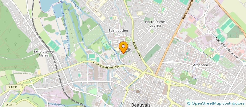 localisation de l'entreprise MONSIEUR DONALD BIOKA  BEAUVAIS