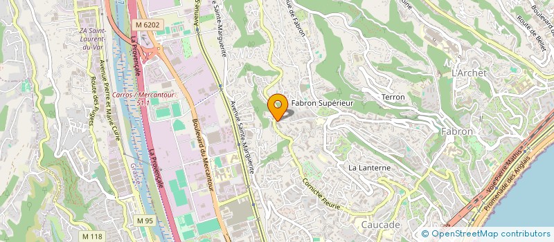 localisation de l'entreprise MONSIEUR DONALD CARRIER  NICE