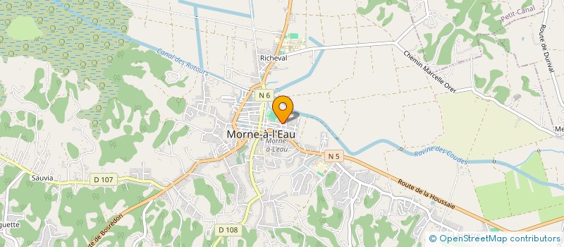 localisation de l'entreprise MONSIEUR DONALD DAVRAIN à MORNE A L'EAU