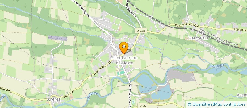 localisation de l'entreprise MONSIEUR DONALD EASTWOOD  SAINT-LAURENT-DE-NESTE