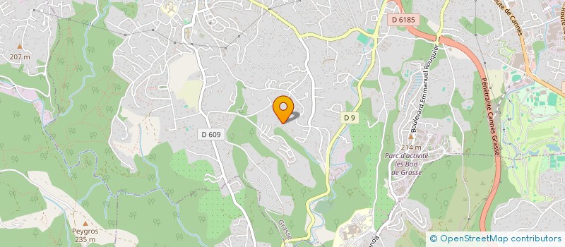 localisation de l'entreprise MONSIEUR DONALD GILBERT à GRASSE
