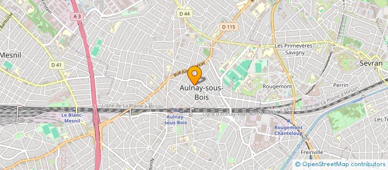 localisation de l'entreprise MONSIEUR DONALD GOGAN à AULNAY SOUS BOIS