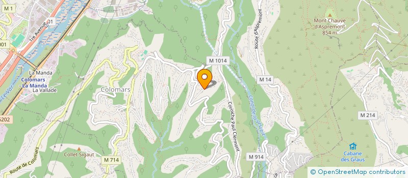 localisation de l'entreprise MONSIEUR DONALD GRIEK  COLOMARS