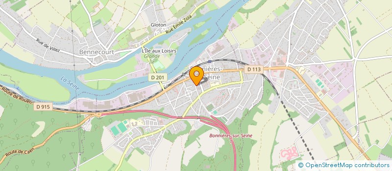 localisation de l'entreprise MONSIEUR DONALD HEDOUIN  BONNIERES-SUR-SEINE