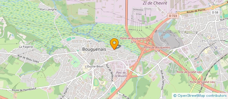 localisation de l'entreprise MONSIEUR DONALD LEUMALEU FANKAM  BOUGUENAIS