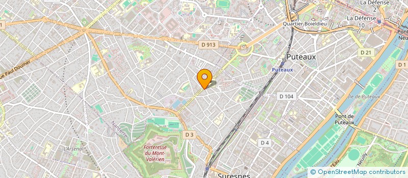 localisation de l'entreprise MONSIEUR DONALD MBOGNI TEGOUNTSA  VAUX-SUR-SEINE