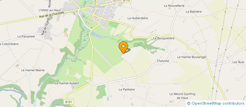 localisation de l'entreprise MONSIEUR DONALD PITT  HAMBYE