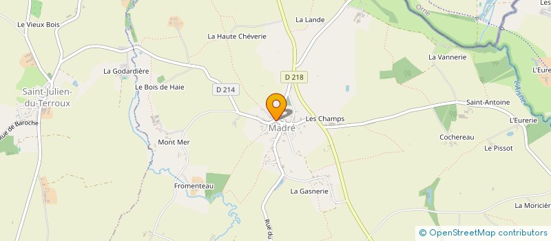 localisation de l'entreprise MONSIEUR DONALD RAE  MADRE