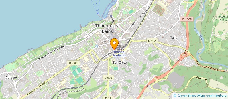 localisation de l'entreprise MONSIEUR DONALD UGOM à THONON-LES-BAINS