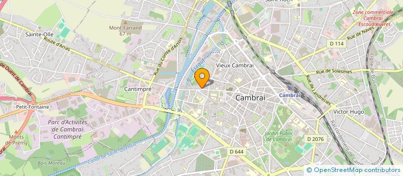 localisation de l'entreprise MONSIEUR DONALD ZEUFACK TSAKENG  CAMBRAI